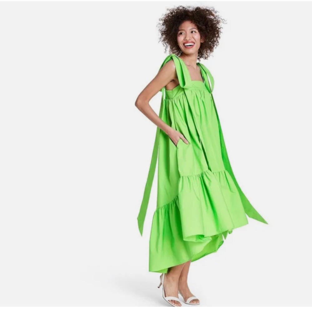 Christopher John Rogers for Target green parachute dress size m